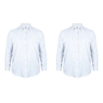 Camisa Outdoor Nomad Hardwear Blanco Paquete 2 Pzs