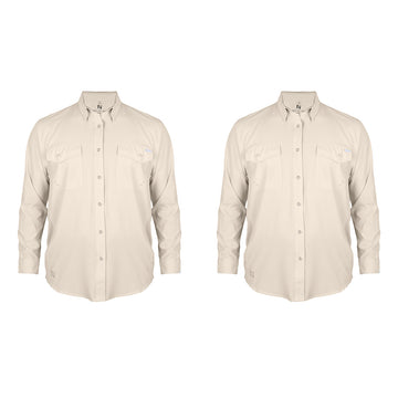 Camisa Outdoor Nomad Hardwear Caqui Paquete 2 Pzs