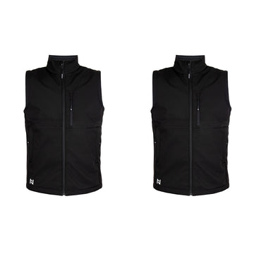 Chaleco Outdoor Nomad Hardwear Negro Paquete 2 Pzs