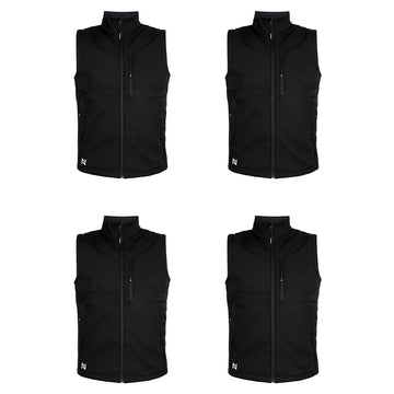 Chaleco Outdoor Nomad Hardwear Negro Paquete 4 Pzs