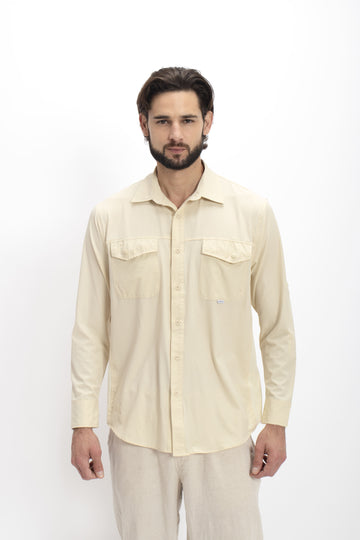 Camisa Nomad Hardwear Manga Larga Caki