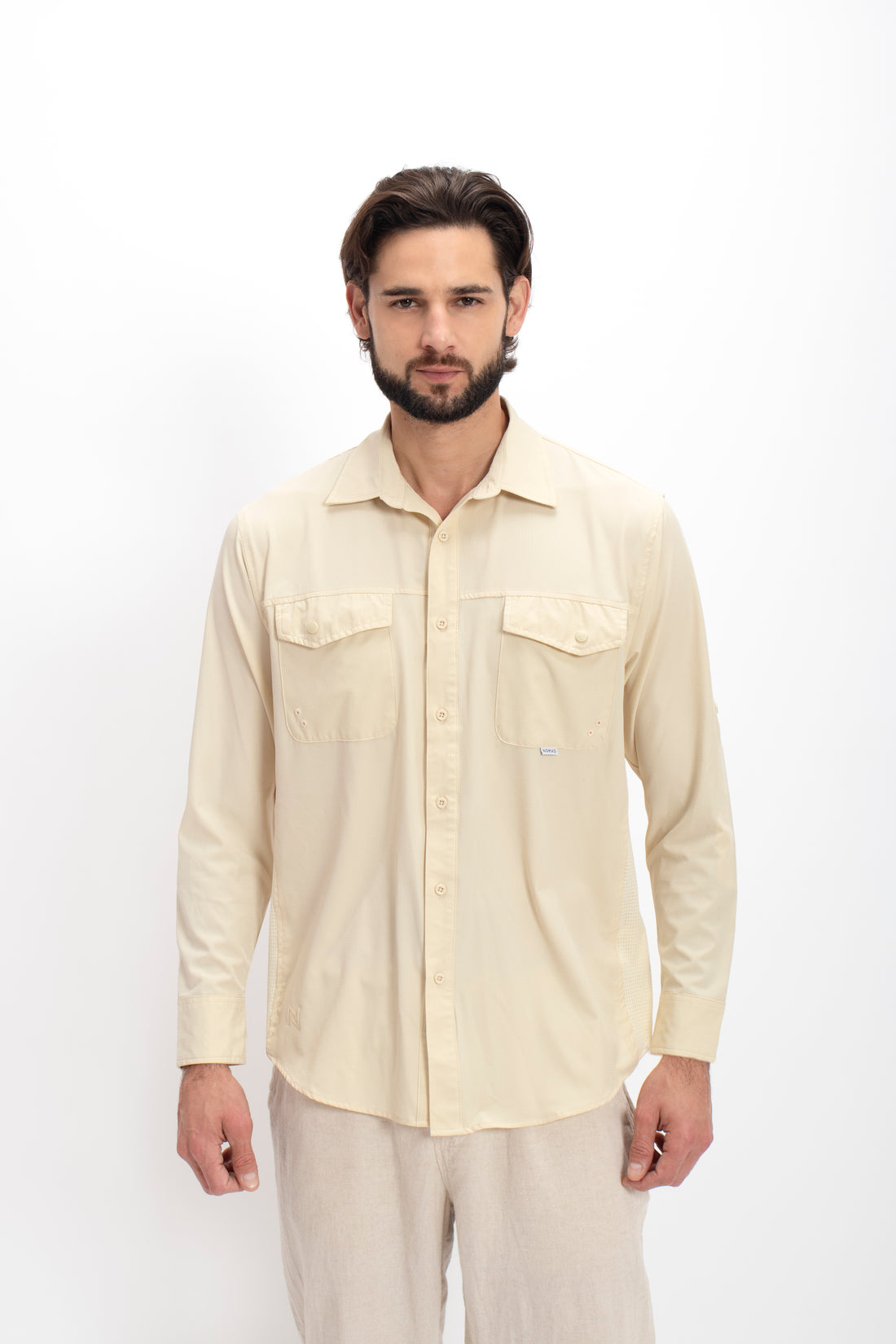 Camisa Outdoor Nomad Hardwear Caqui Paquete 2 Pzs