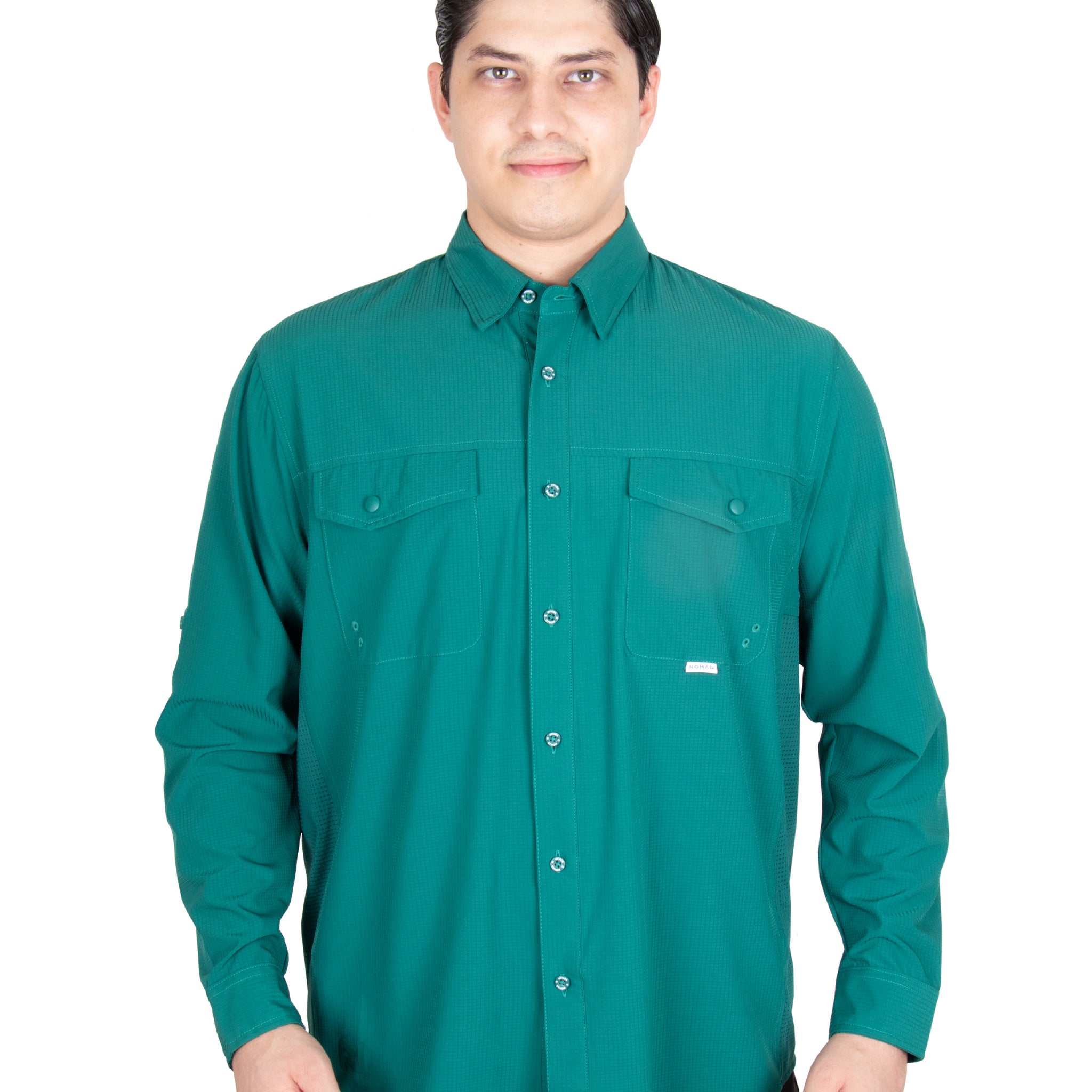 Camisa Navik Hardwear Manga Larga Verde