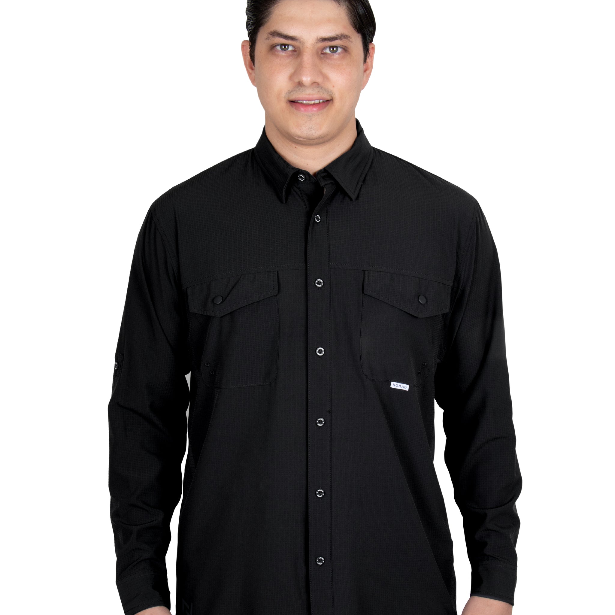 Camisa Navik Hardwear Manga Larga Negro
