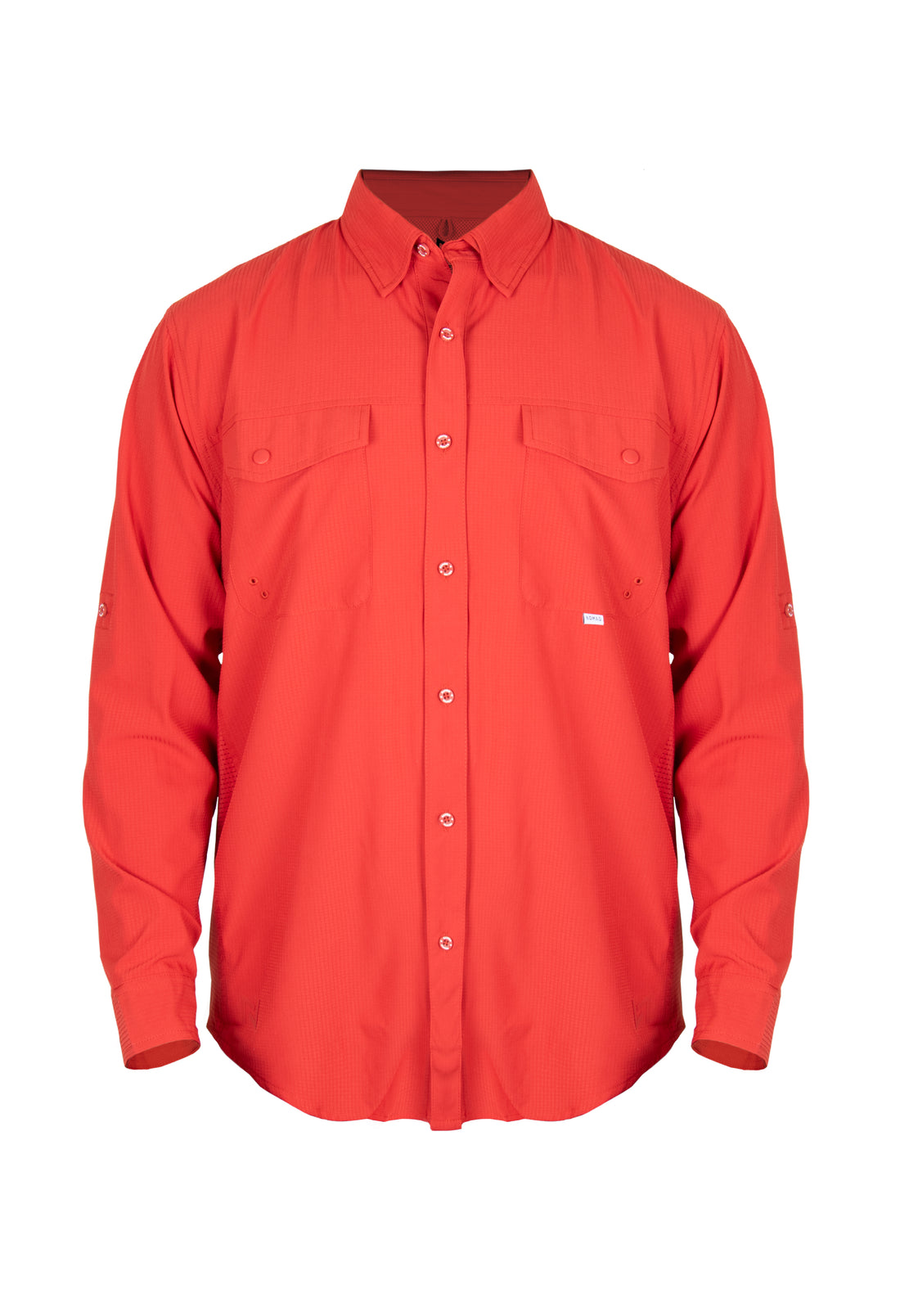 Camisa Navik Hardwear Manga Larga Roja